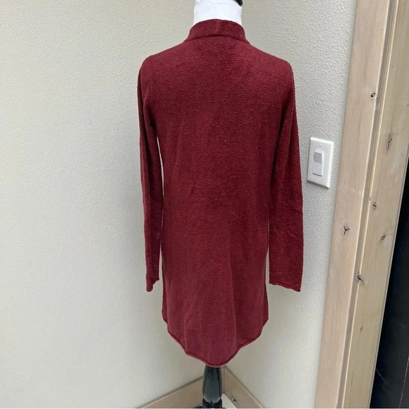 New Barefoot Dreams Cozychic Lite Long Open Front Cardigan Garnet NWT Women’s XS - Picture 10 of 13
